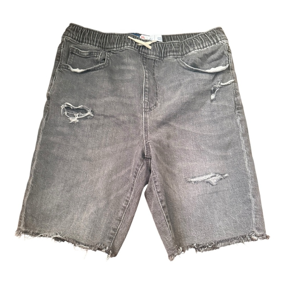 6/$20 Old Navy Boys Slim Fit Size XXL Charcoal Denim Shorts